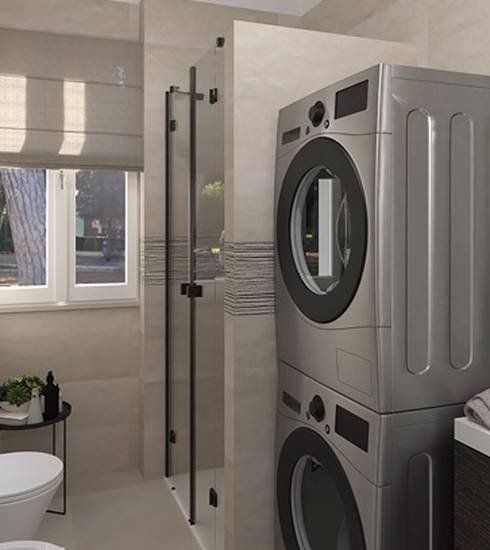 Bathroom project 3D Pierre effect GREY DRAP GREY STICK GREY DUNE GREY ROCK GREY color tiles