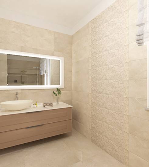 Bathroom project Marble Decor Box effect CLASSIC PIETRA PIETRA FILO PIETRA color tiles