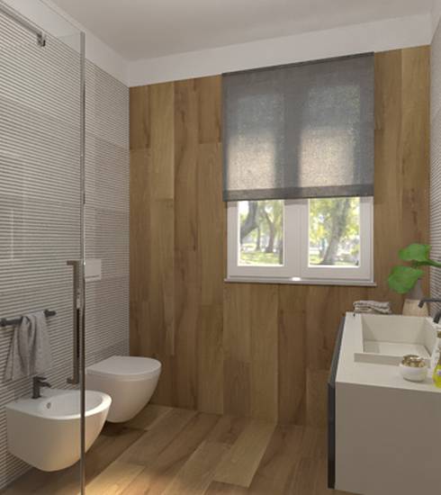 Bathroom project Wood 3D Resin effect WHITE GLOSS WHITE EXTRA MATT TOUCH BLOSSOM NATURAL STRIPES color tiles