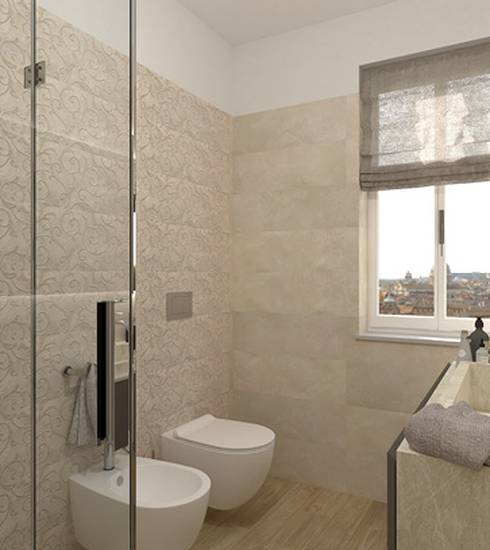 Bathroom project Marble Decor Box Wood effect NATURAL CLASSIC PIETRA PIETRA FILO PIETRA color tiles