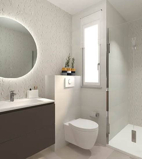 Bathroom project 3D Resin effect BRICK WHITE WHITE CANVAS WHITE CODE WHITE FLOWER WHITE PEAK WHITE color tiles
