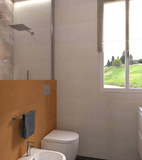 Bathroom project Marble Decor Box Resin effect TROPICAL KENZIA NERO REALE color tiles