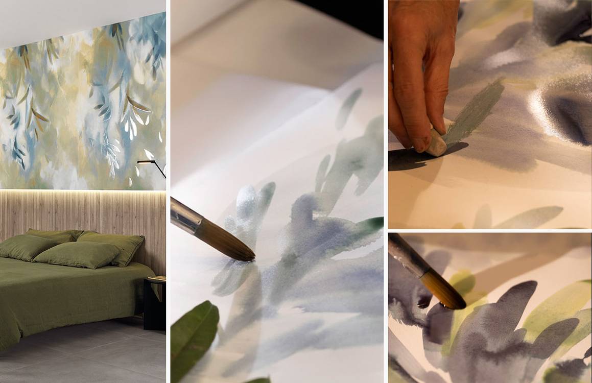 Imagen de ambiente , realizada con baldosas de la colección: YLICO – 