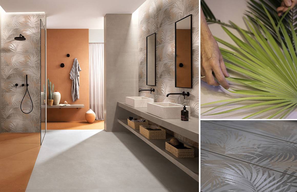 Imagen de ambiente , realizada con baldosas de la colección: DECO&MORE – 