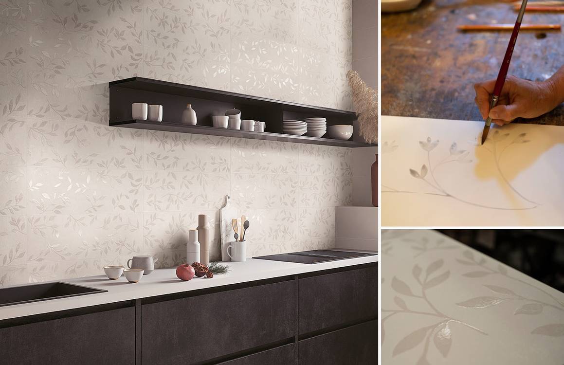 Imagen de ambiente , realizada con baldosas de la colección: DECO&MORE – 