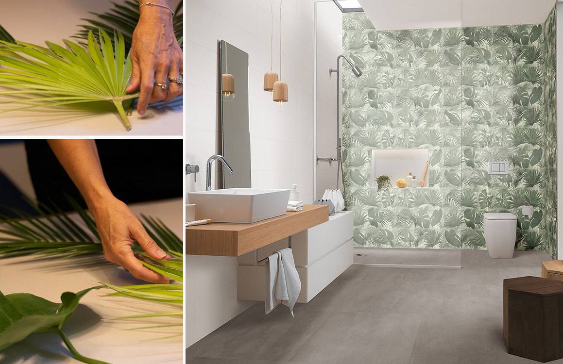 Imagen de ambiente , realizada con baldosas de la colección: DECO&MORE – 