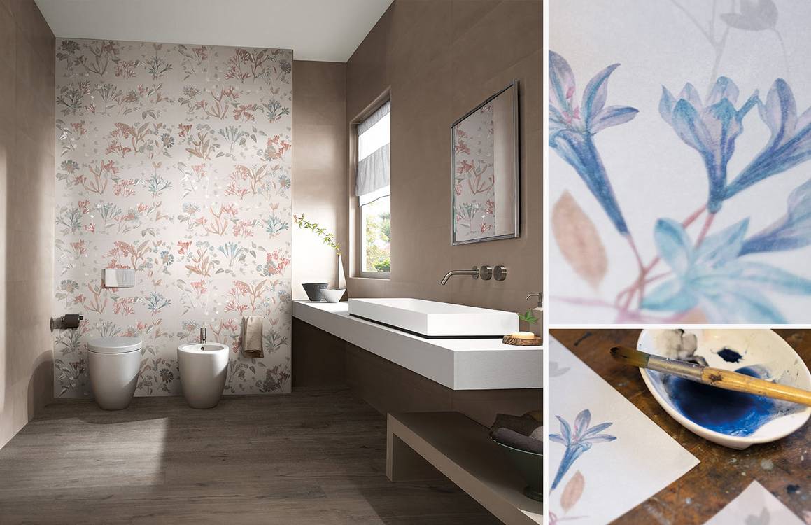 Imagen de ambiente , realizada con baldosas de la colección: DECO&MORE – 