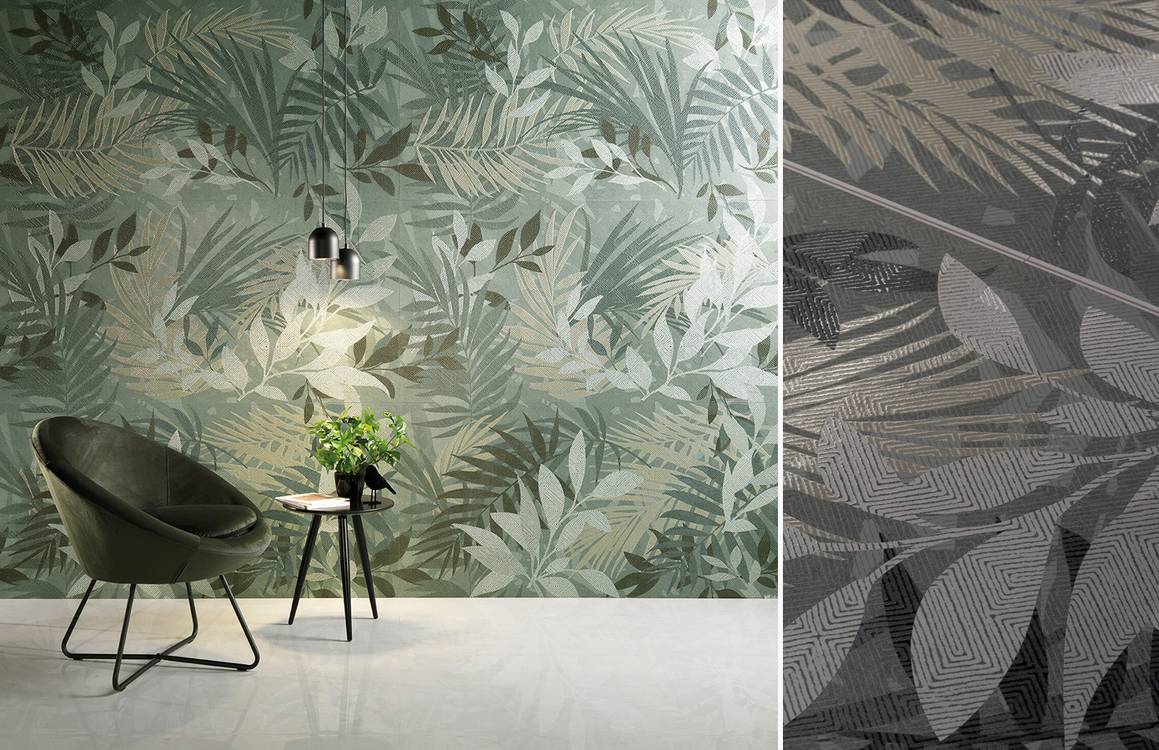 Imagen de ambiente , realizada con baldosas de la colección: FAP MURALS – 