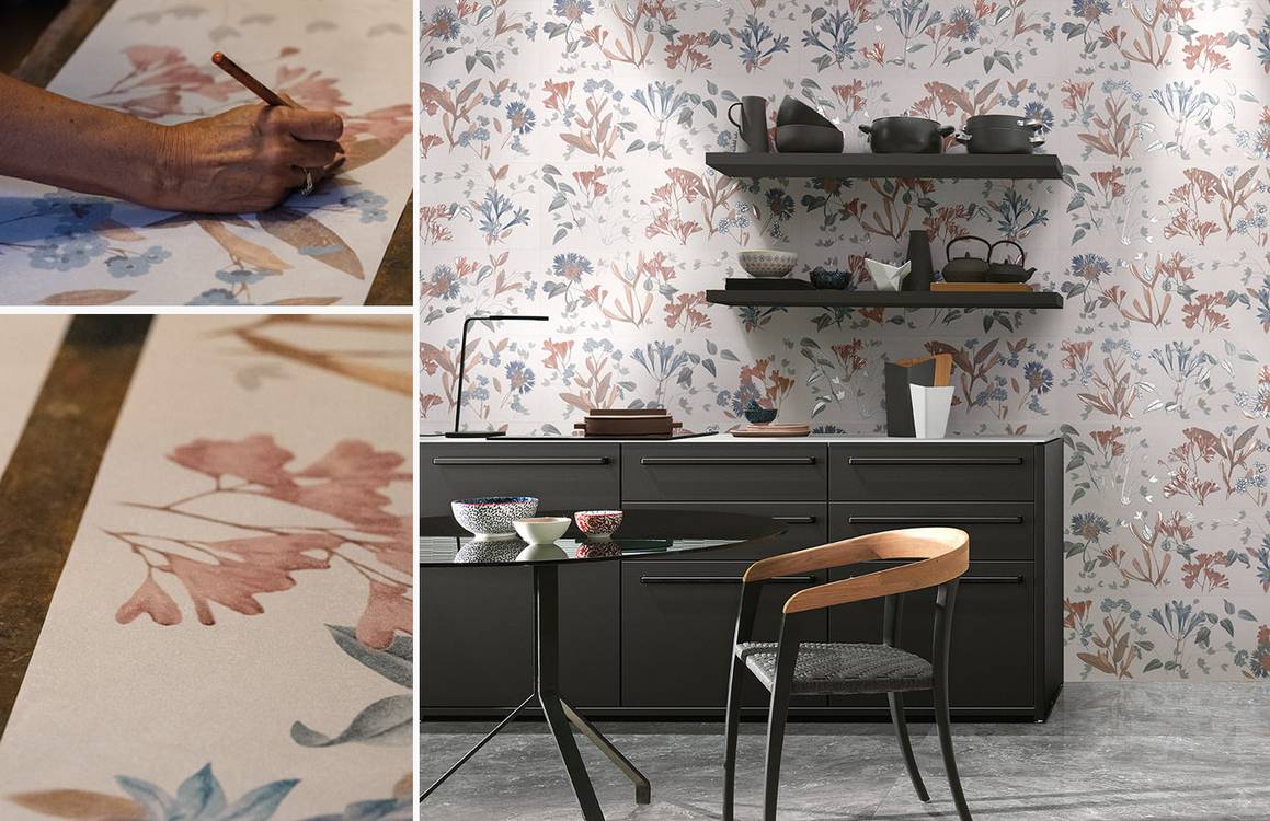 Imagen de ambiente , realizada con baldosas de la colección: DECO&MORE – 