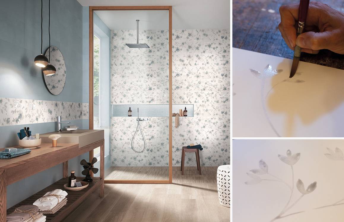 Imagen de ambiente , realizada con baldosas de la colección: DECO&MORE – 