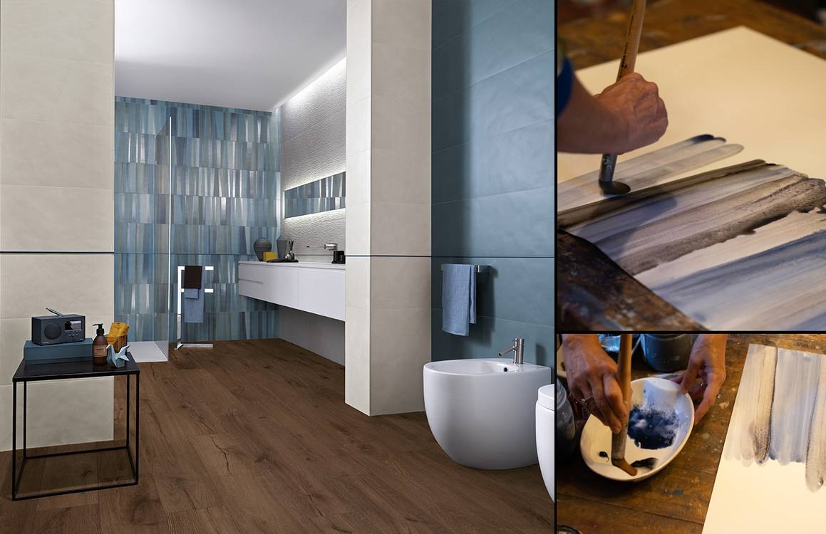 Imagen de ambiente , realizada con baldosas de la colección: DECO&MORE – 