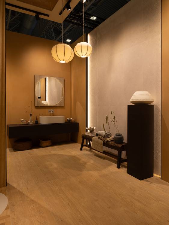 Imagen de ambiente , realizada con baldosas de la colección: TRUE COLOR – 