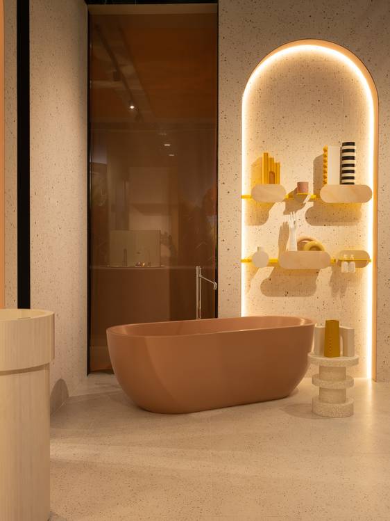 Imagen de ambiente , realizada con baldosas de la colección: TRUE COLOR – 