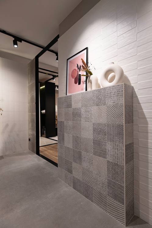 Imagen de ambiente , realizada con baldosas de la colección: MAKU – 