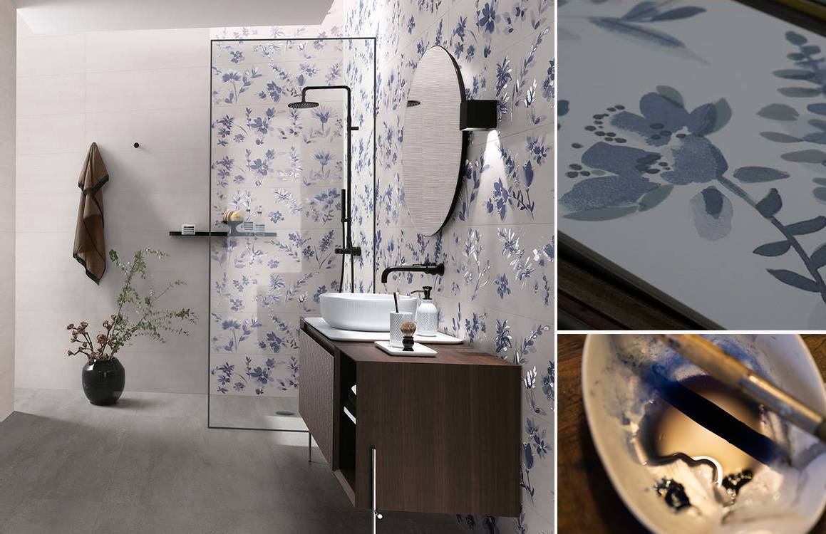 Imagen de ambiente , realizada con baldosas de la colección: DECO&MORE – 