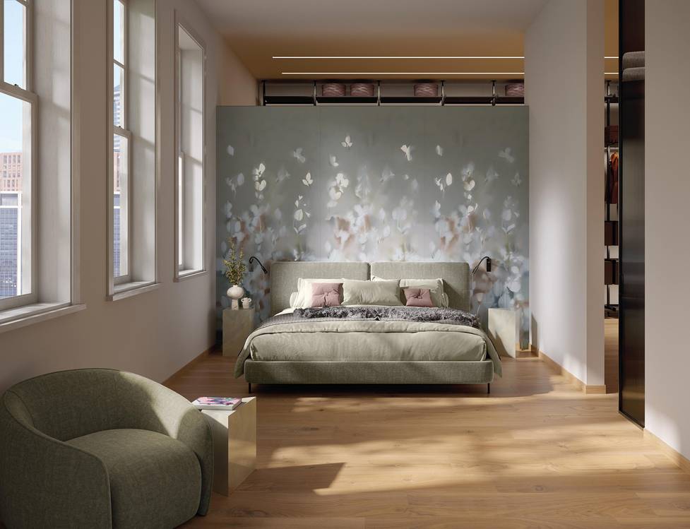 Room view House, created with tiles from the collection: FAP MAXXI 120x278 – Grey, Beige