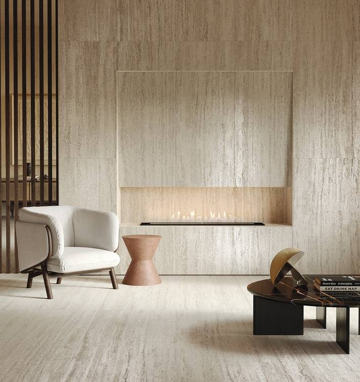 Imagen de ambiente House, realizada con baldosas de la colección: MATERIA CLASSICA – BEIGE