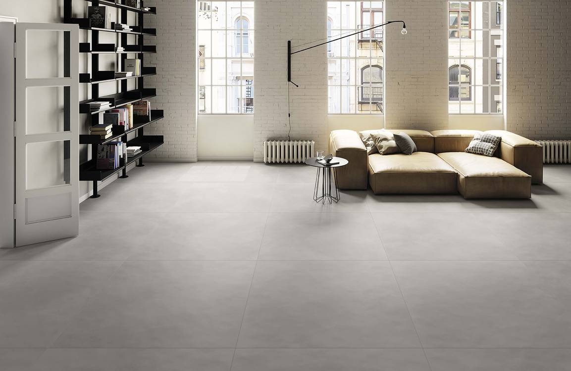 Imagen de ambiente House, realizada con baldosas de la colección: MILANO&FLOOR – GRIS