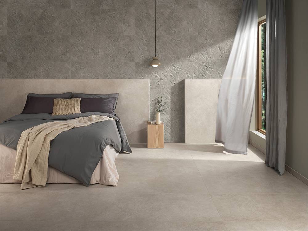 Imagen de ambiente House, realizada con baldosas de la colección: NOBU – GRIS