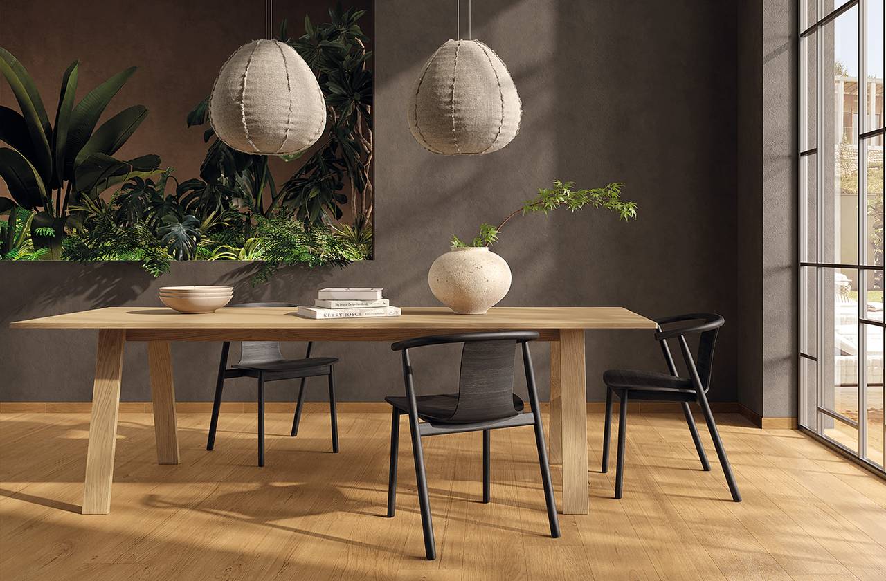 Raumabbildung Hous, gestaltet mit Fliesen aus der Kollektion: PLEIN AIR – BEIGE