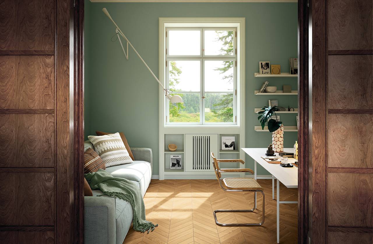 Raumabbildung Hous, gestaltet mit Fliesen aus der Kollektion: PLEIN AIR – BEIGE