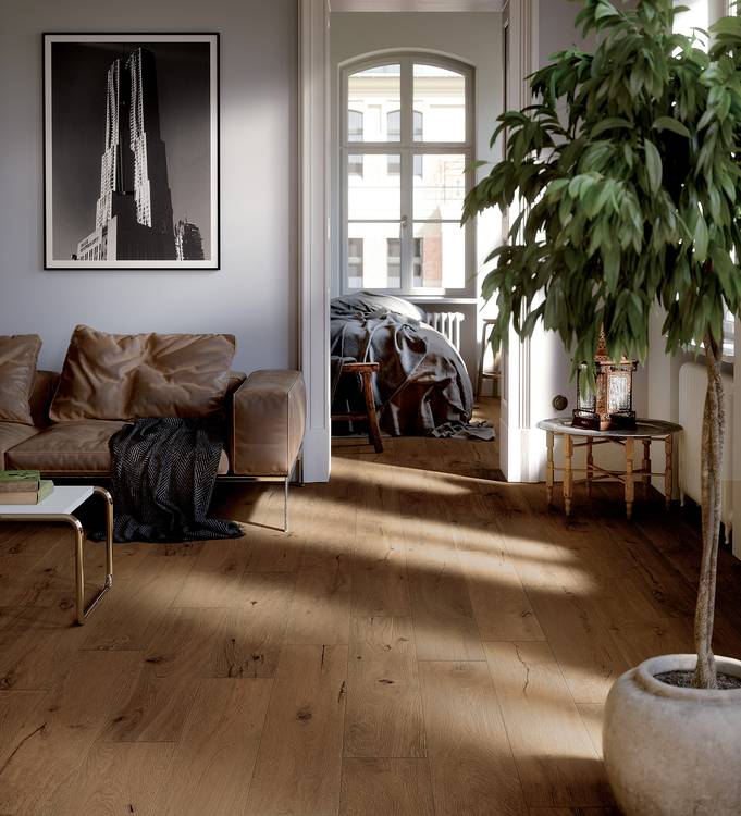 Imagen de ambiente House, realizada con baldosas de la colección: ROOTS – BEIGE