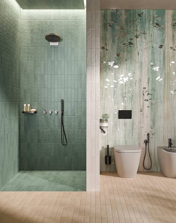 Imagen de ambiente Baño, realizada con baldosas de la colección: STILL – OTRAS