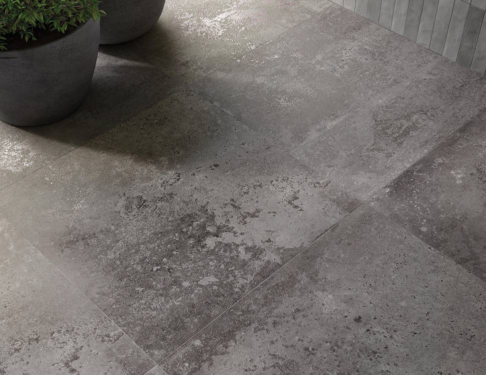 Imagen de ambiente , realizada con baldosas de la colección: STILL – GRIS