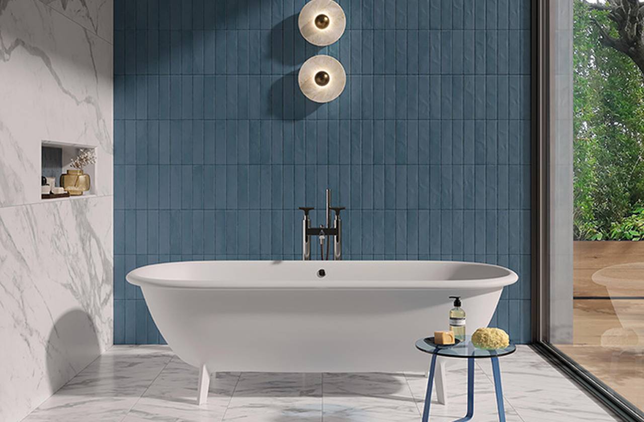 Room view Bathroom, created with tiles from the collection: STILL – Other