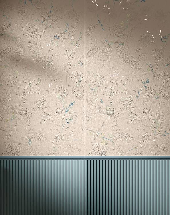 Imagen de ambiente , realizada con baldosas de la colección: TRUE COLOR – Blu, GRIS