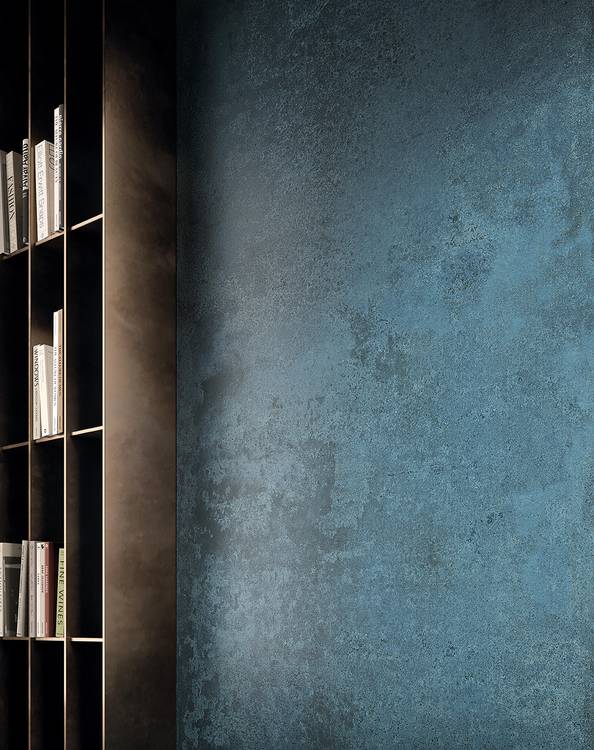 Imagen de ambiente , realizada con baldosas de la colección: OXIDE – 