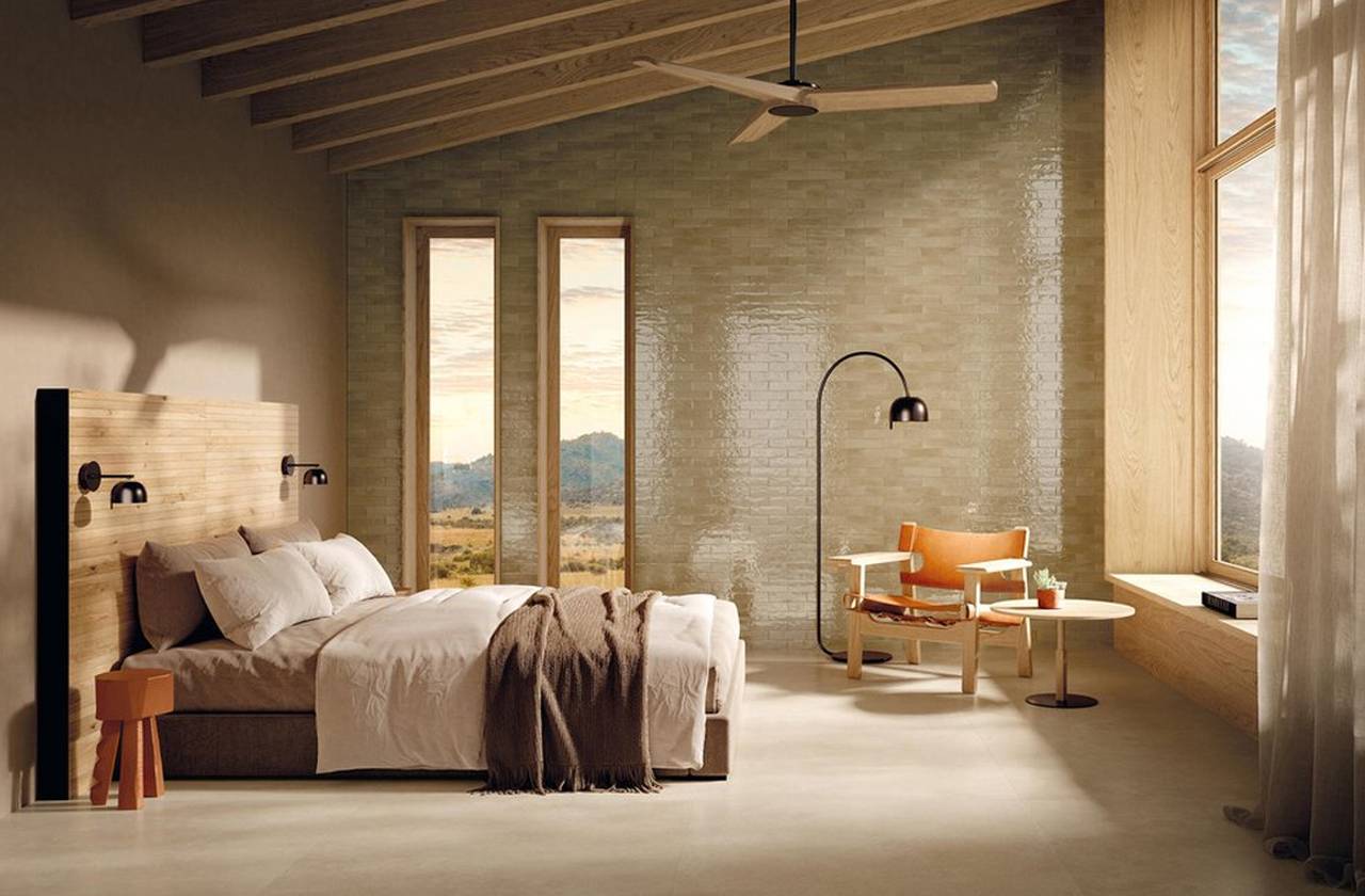 Imagen de ambiente House, realizada con baldosas de la colección: GLIM – BEIGE, BROWN