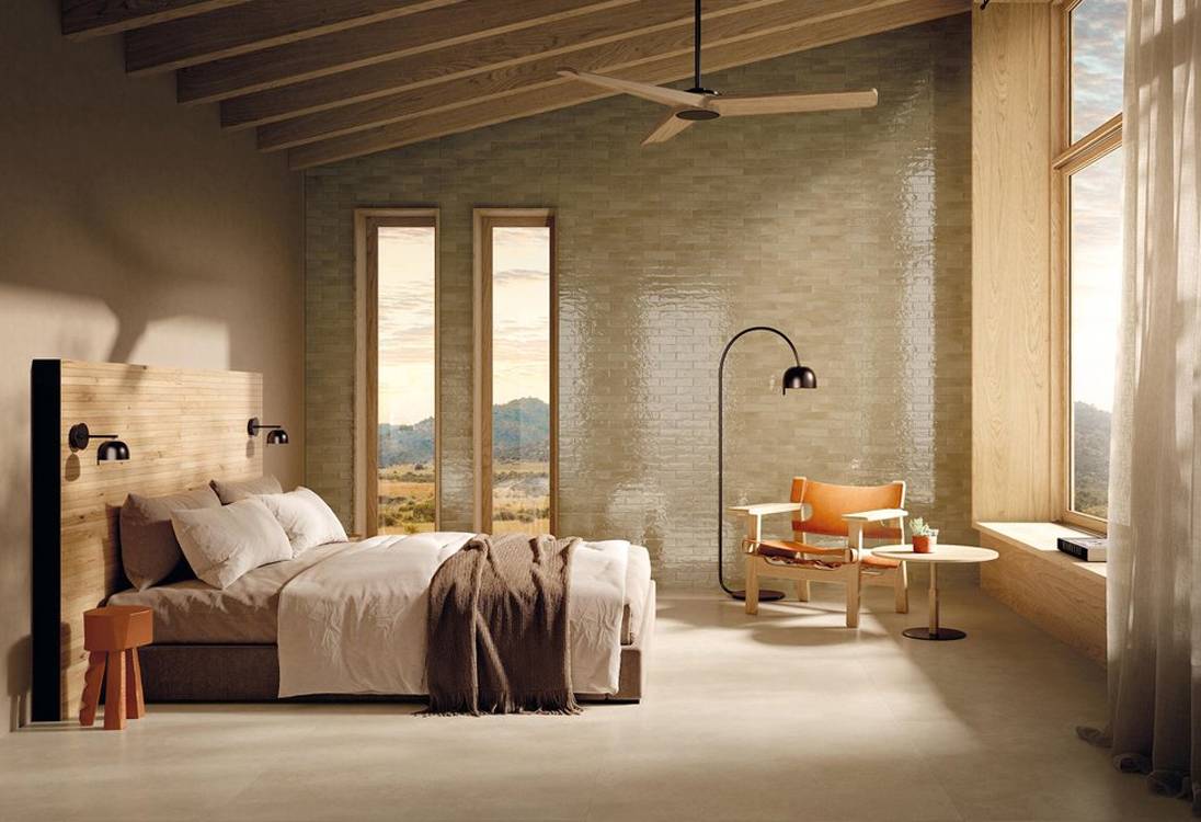 Imagen de ambiente House, realizada con baldosas de la colección: GLIM – BEIGE, BROWN