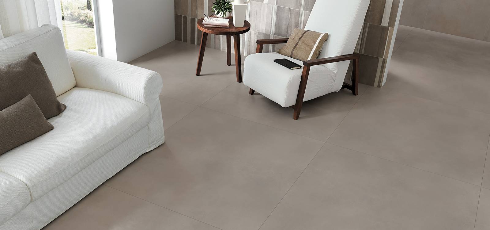 Imagen de ambiente House, realizada con baldosas de la colección: MILANO&FLOOR – BEIGE