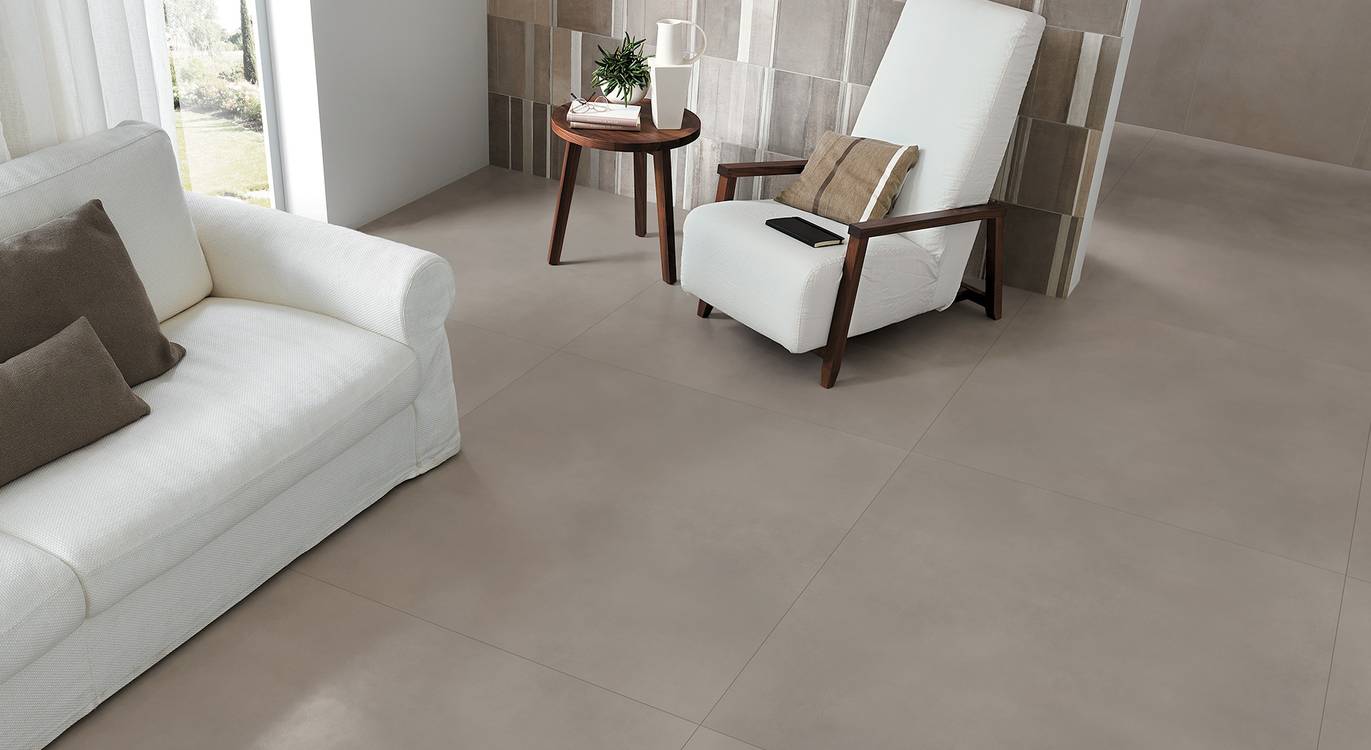 Imagen de ambiente House, realizada con baldosas de la colección: MILANO&FLOOR – BEIGE