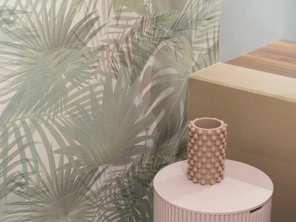 Imagen de ambiente , realizada con baldosas de la colección: MILANO MOOD – Verde