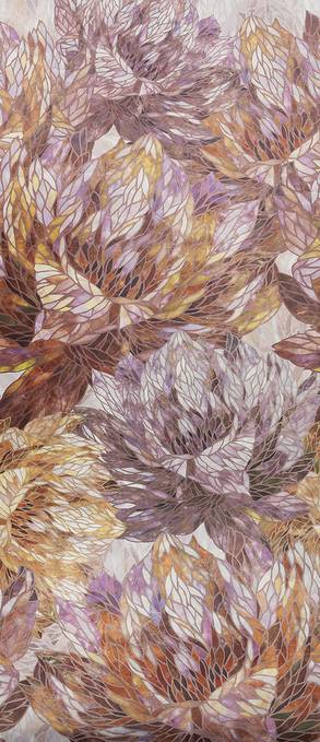 Preview image of the article FLOWER size 120x278 from the ROMA GOLD collection.