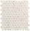 Imagen de vista previa del artículo GEMME BIANCO ROUND MOSAICO tamaño 29,5x35 de la colección GLIM
