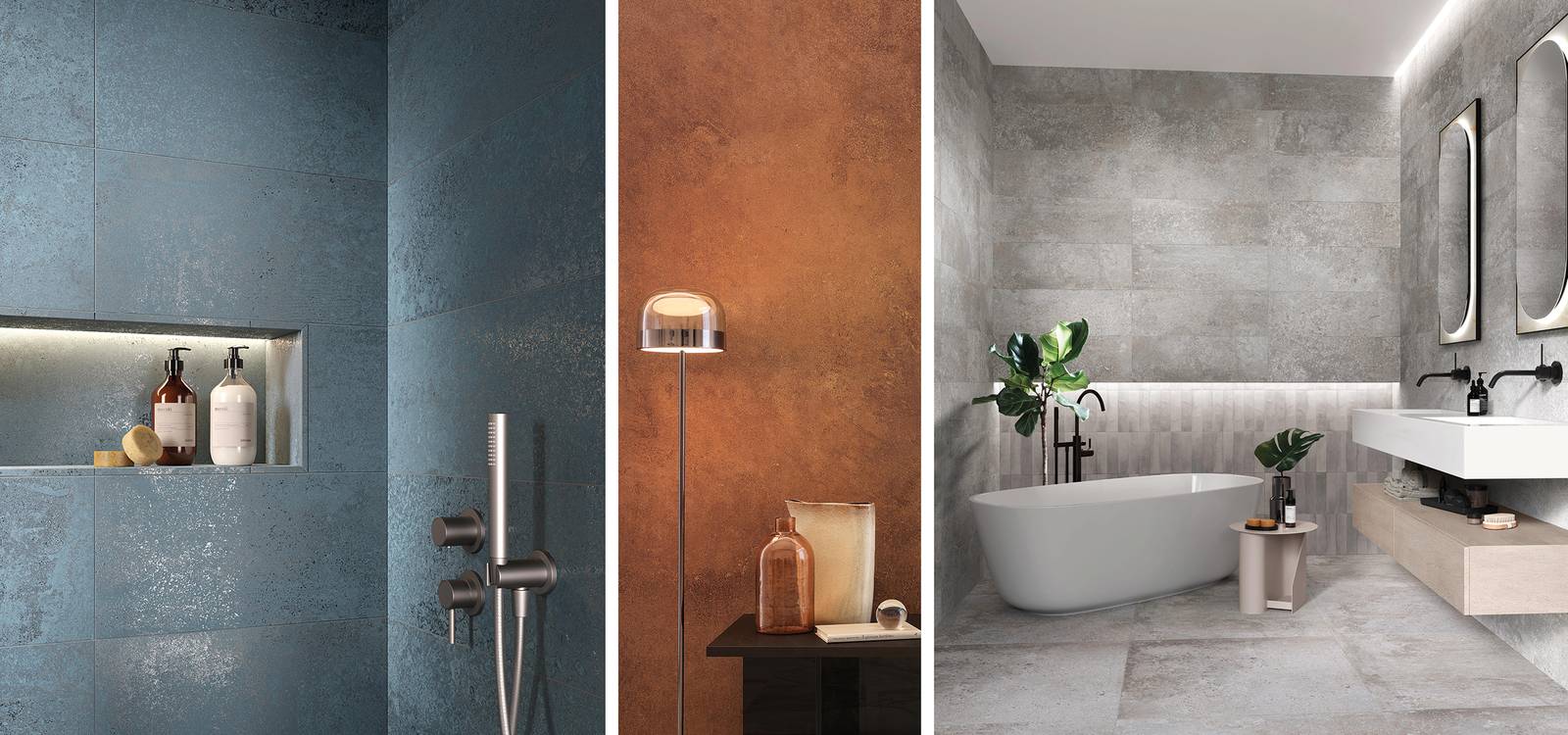 Imagen de ambiente House, realizada con baldosas de la colección: OXIDE – BLANCO