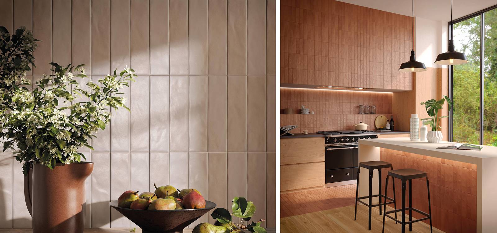 Imagen de ambiente Baño, realizada con baldosas de la colección: STILL – BLANCO, BROWN