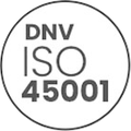 Logotipo de la certificación DNV ISO 45001