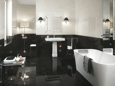 
                                         Roma Diamond - Damasco Black Gloss