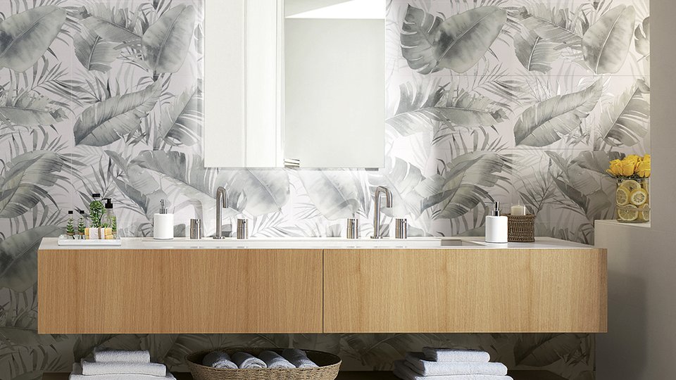 Square bathroom decor or bathroom art?