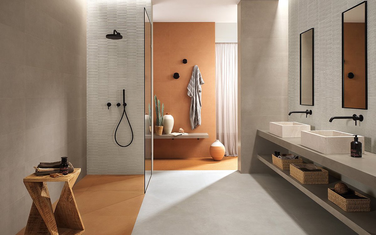 Bathroom renovation: “back to nature”