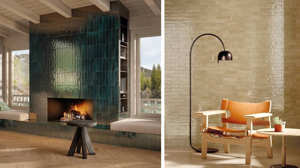 Subway-style “Brick” tiles: ideas and layouts for designer feature walls