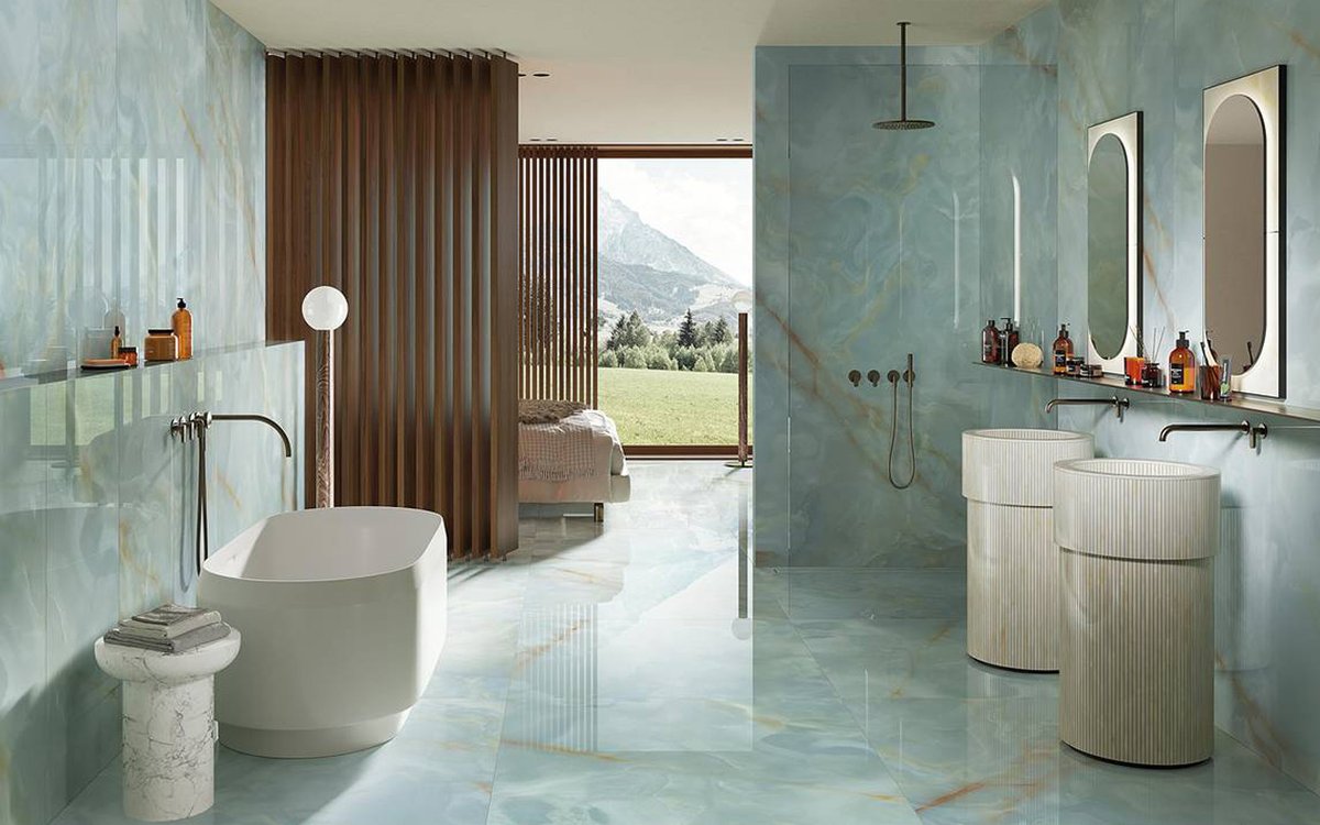 Onyx-Effect Stoneware: stylish combinations and contrasts for all kinds of décor looks