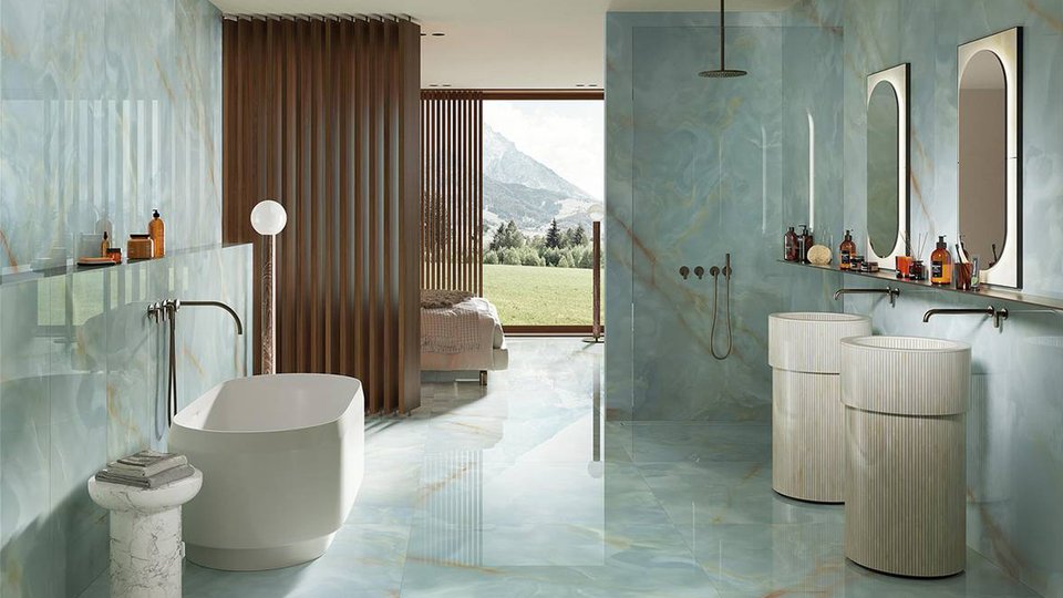 Onyx-Effect Stoneware: stylish combinations and contrasts for all kinds of décor looks