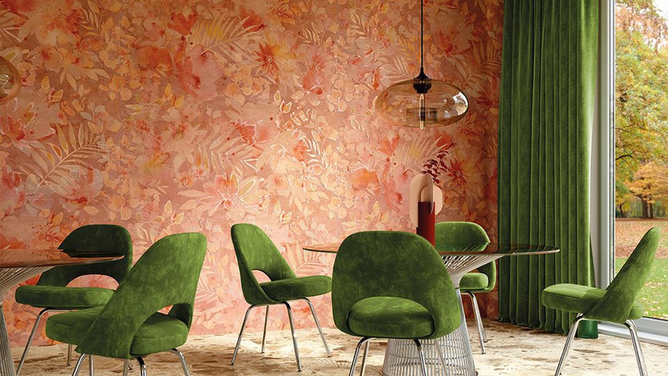 Interior design with Autumn colour harmonies
