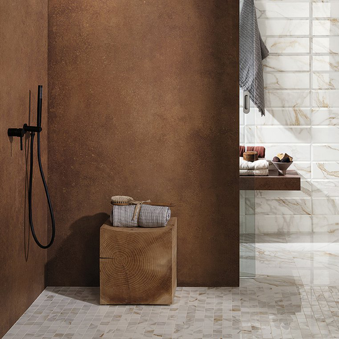 Square bathroom furniture