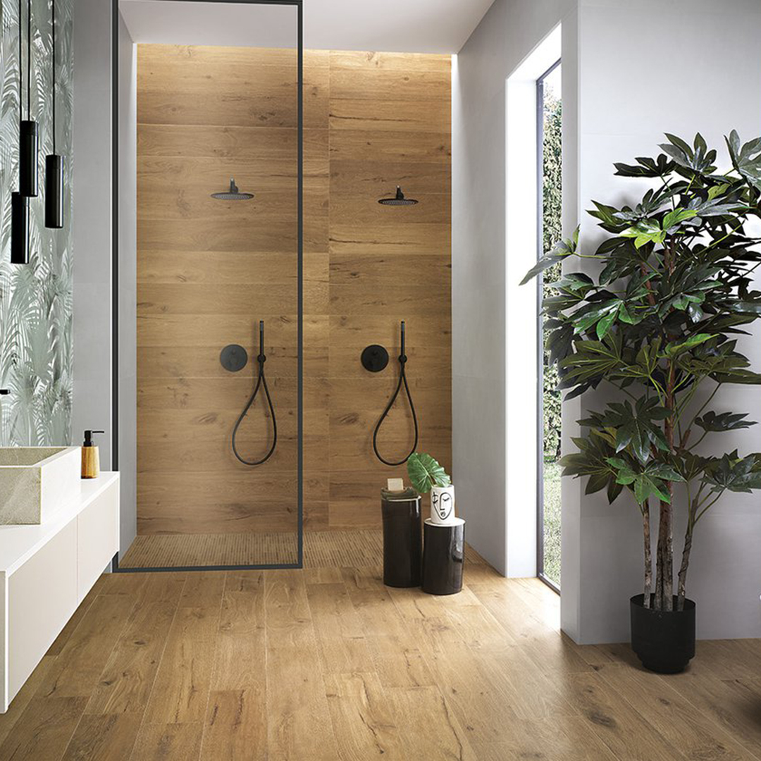 Modern style stoneware bathroom